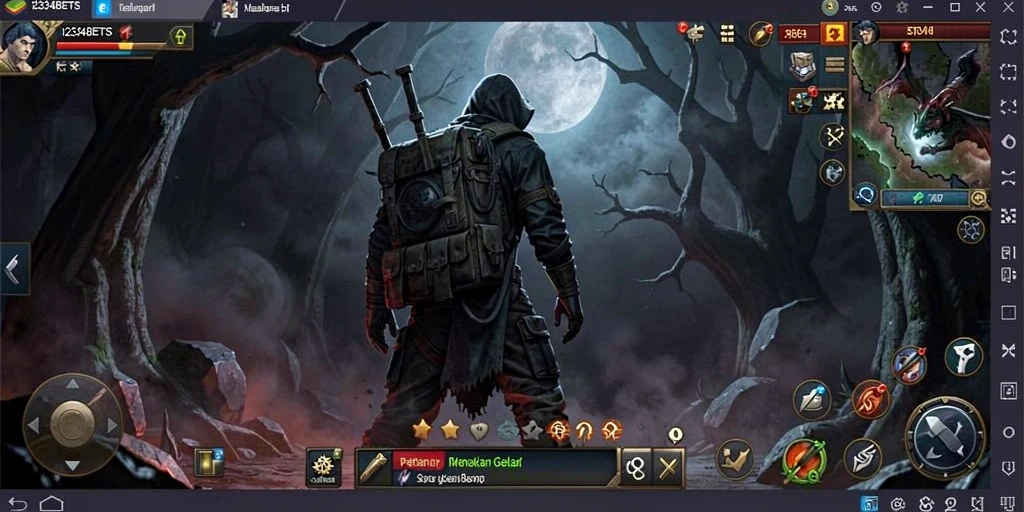 Gameplay mencekam dan menakutkan dari 1234BETS.