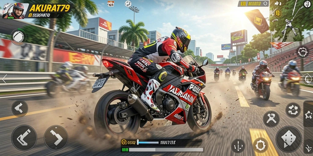 Tampilan gameplay yang mendebarkan di AKURAT79.