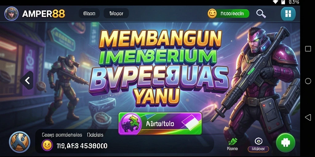 Tampilan gameplay AMPER88 yang menantang dan menarik.