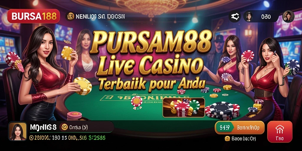 Tampilan gameplay Live Casino BURSA188 yang menarik dan interaktif.