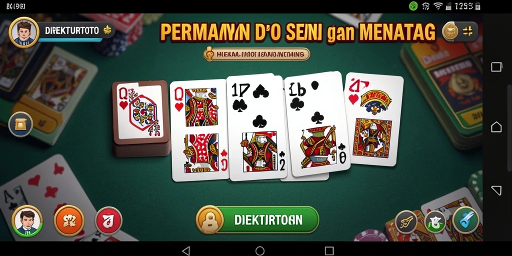 Tampilan gameplay seru dan penuh strategi dari DIREKTURTOTO.