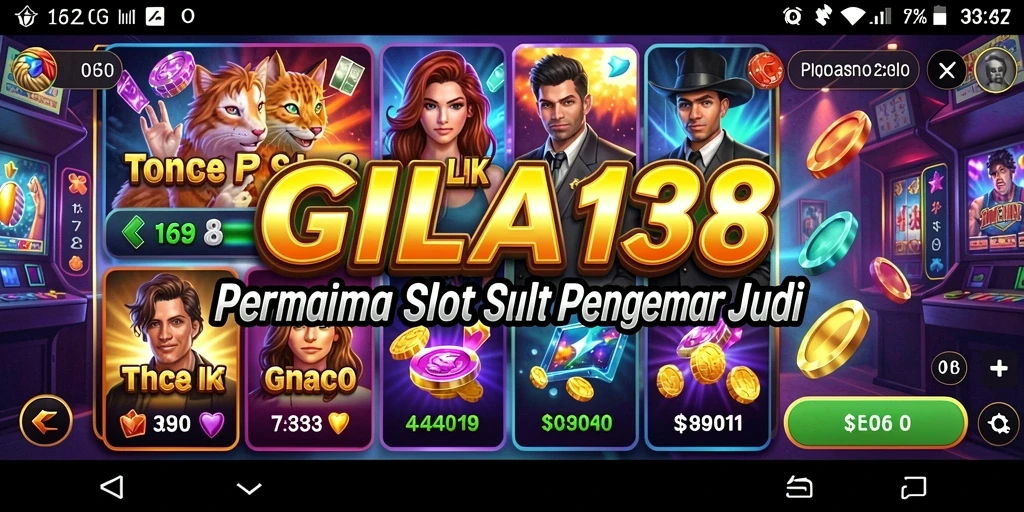 Tampilan gameplay yang seru dan menarik dari GILA138 Slot.