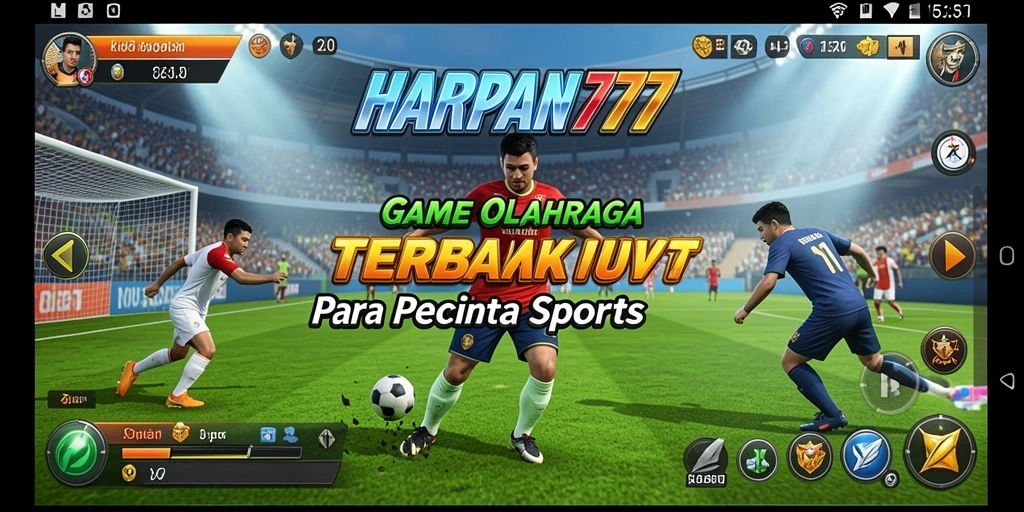 Tampilan gameplay yang mendebarkan di HARAPAN777.