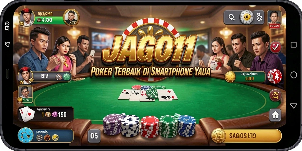 Tangkapan layar game JAGO11 menampilkan aksi seru permainan Poker.