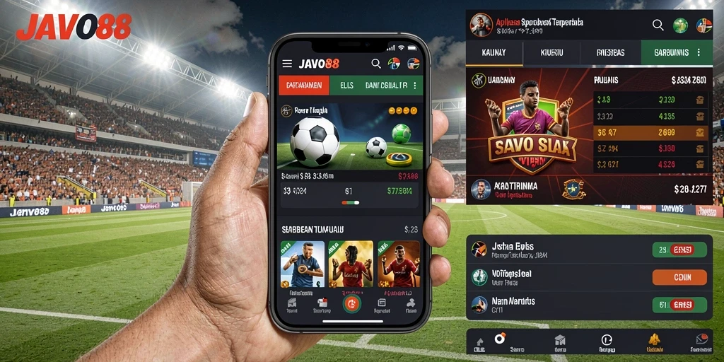 Tampilan gameplay menarik dari aplikasi Sportsbook JAVO88.