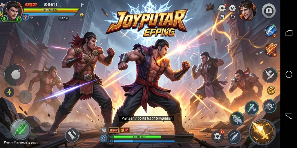Tampilan epik dari gameplay seru dalam JOYPUTAR.