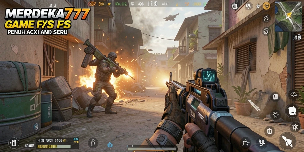 Gameplay MERDEKA777 yang menegangkan dan penuh aksi di medan perang.
