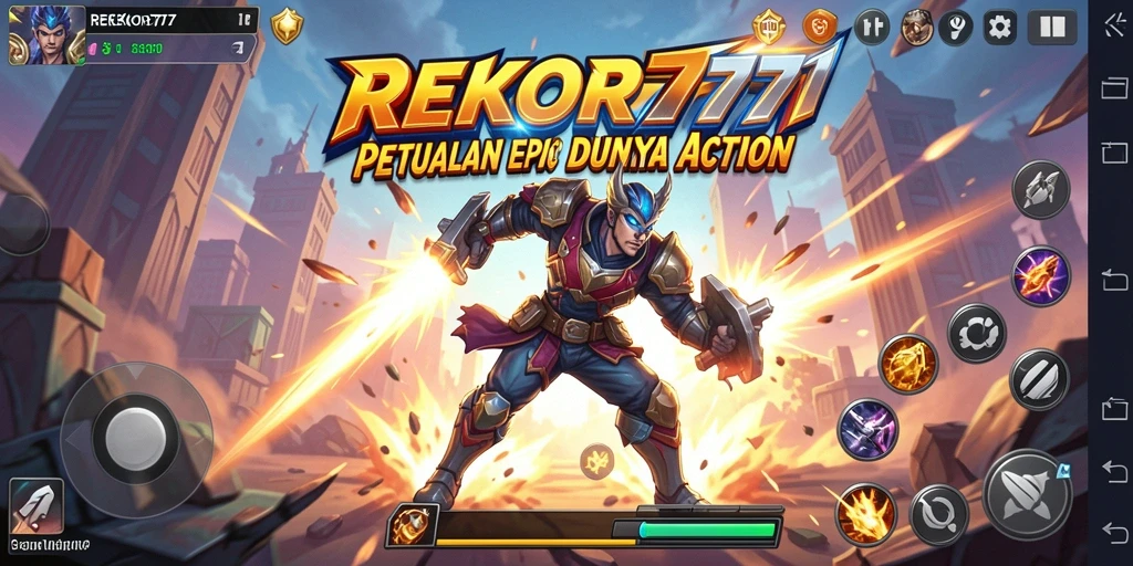 Screenshot gameplay <strong>REKOR777</strong> menunjukkan aksi mendebarkan dalam pertempuran.