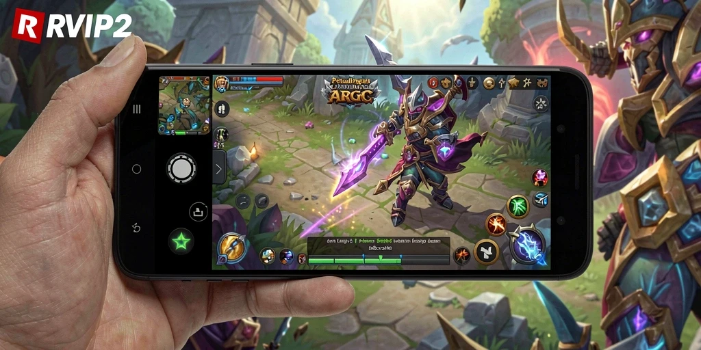 Tampilan menarik dari gameplay ARPG RVIP2 yang penuh aksi.