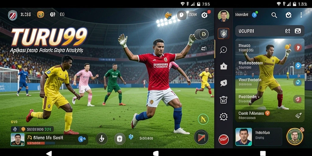 Screenshot dari gameplay TURU99 yang menunjukkan aksi olahraga yang mendebarkan.