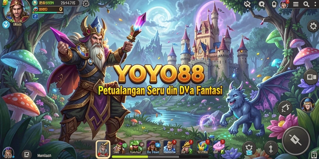 Tangkapan layar menunjukkan aksi mendebarkan dalam petualangan YOYO88.